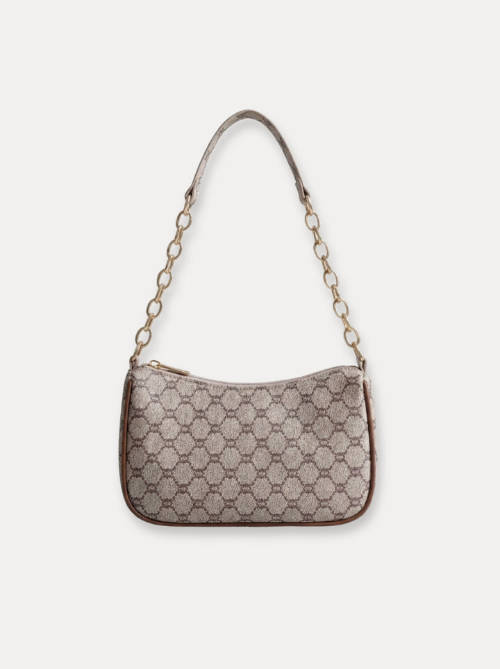Chain Handle Baguette Bag