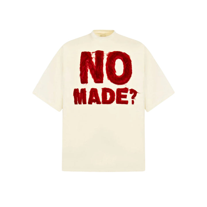 NOPE T-shirt van by LF met pluizige tekstprint