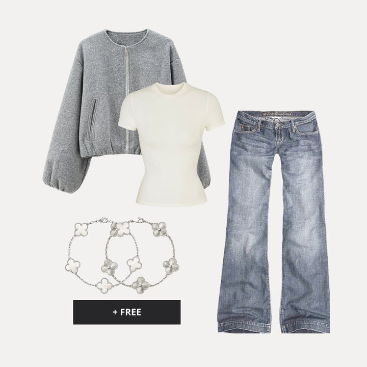 Viral Outfit - Silver Midnight