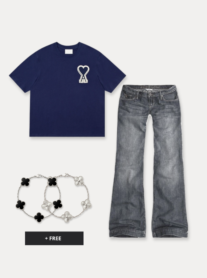 Viral Outfit - Clean Navy