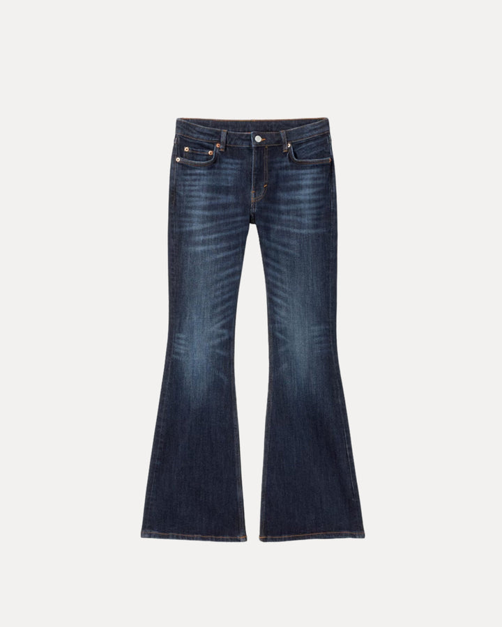 Low Rise Slim Flared Jeans