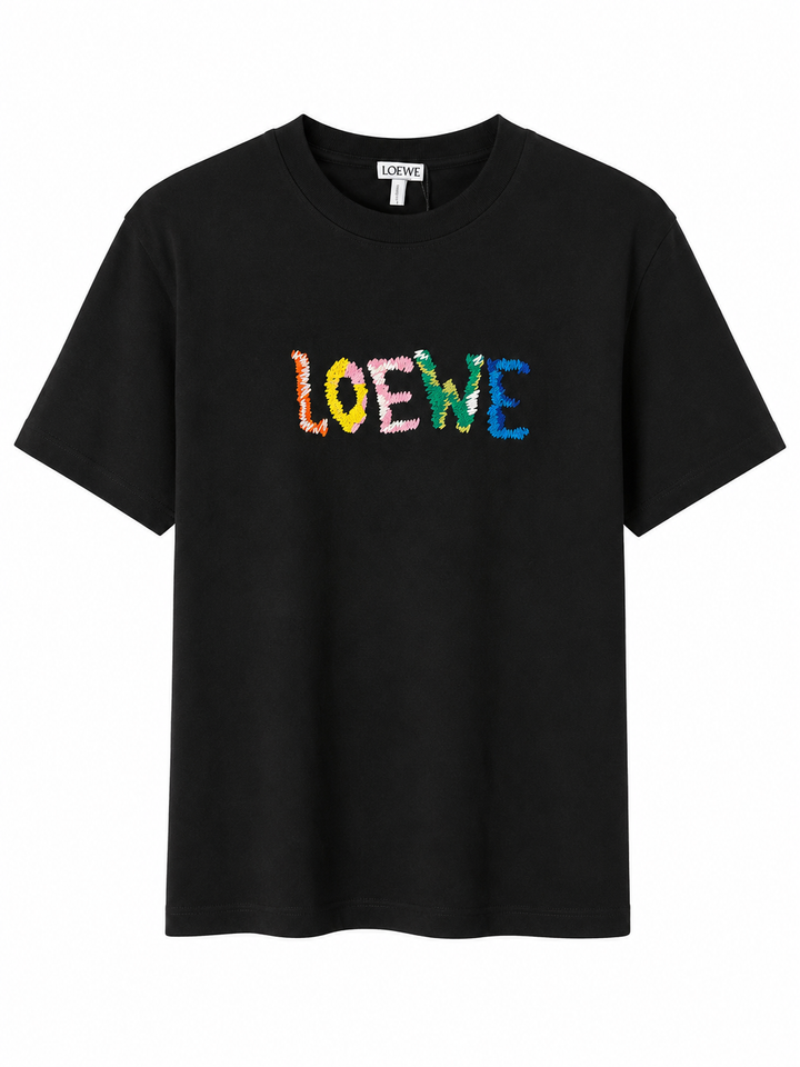 Loewe T-Shirt — Zwart (Print) – LodyFair