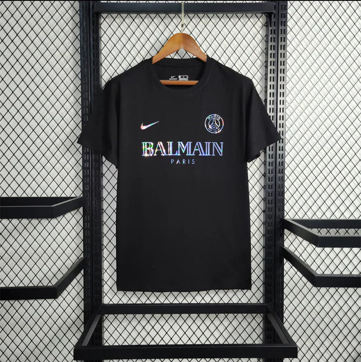 PSG Paris Saint-Germain "Balmain" Black Limited Jersey – LodyFair