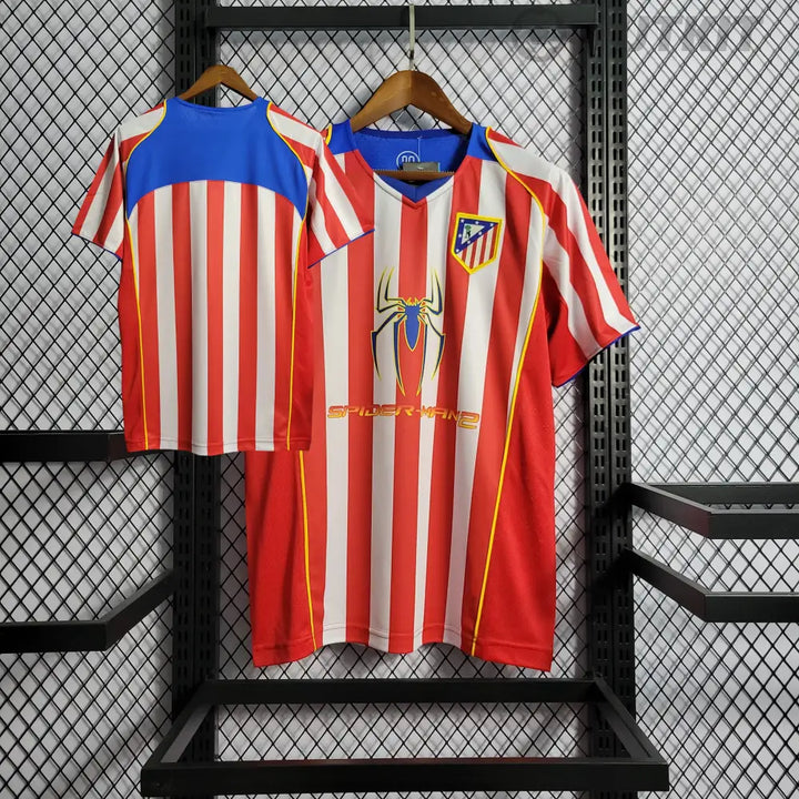 Retro 2004/05 Atletico Madrid SPIDER-MAN 2 Home Special Edition Shirt – LodyFair