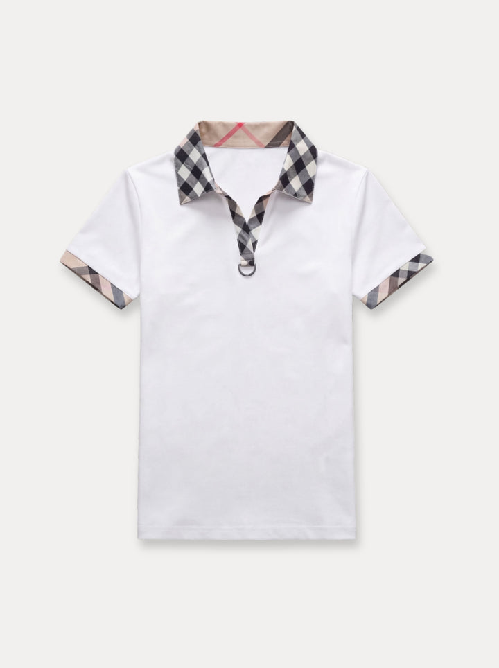 Checked Polo