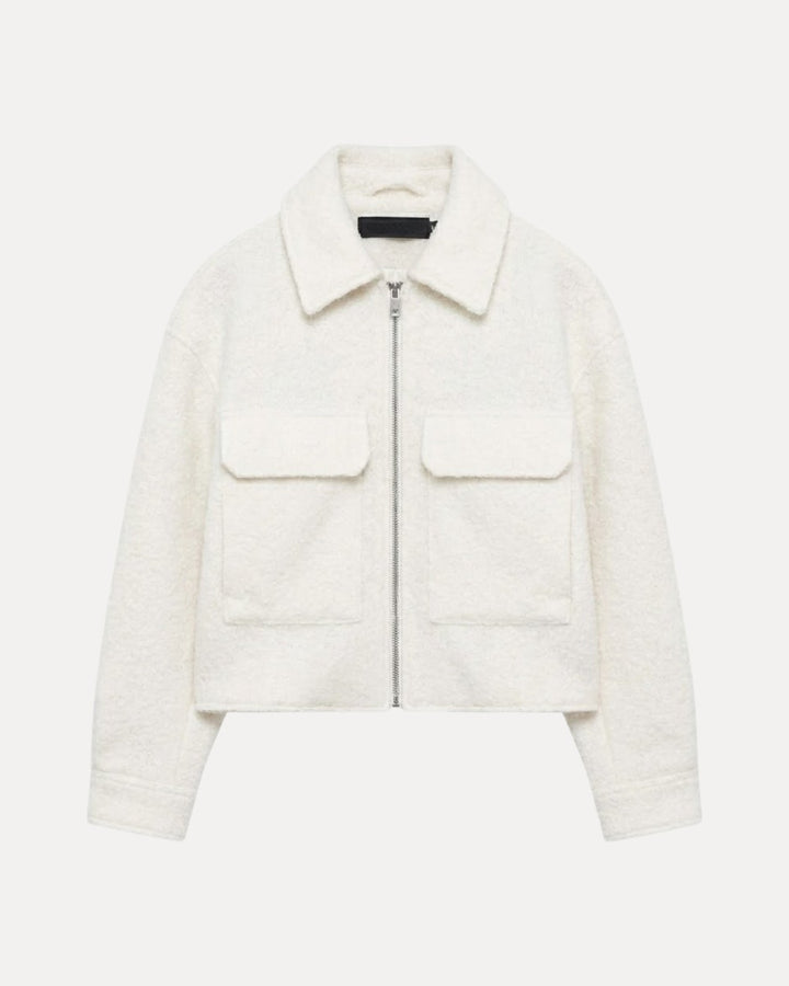Cropped Wool Jacket