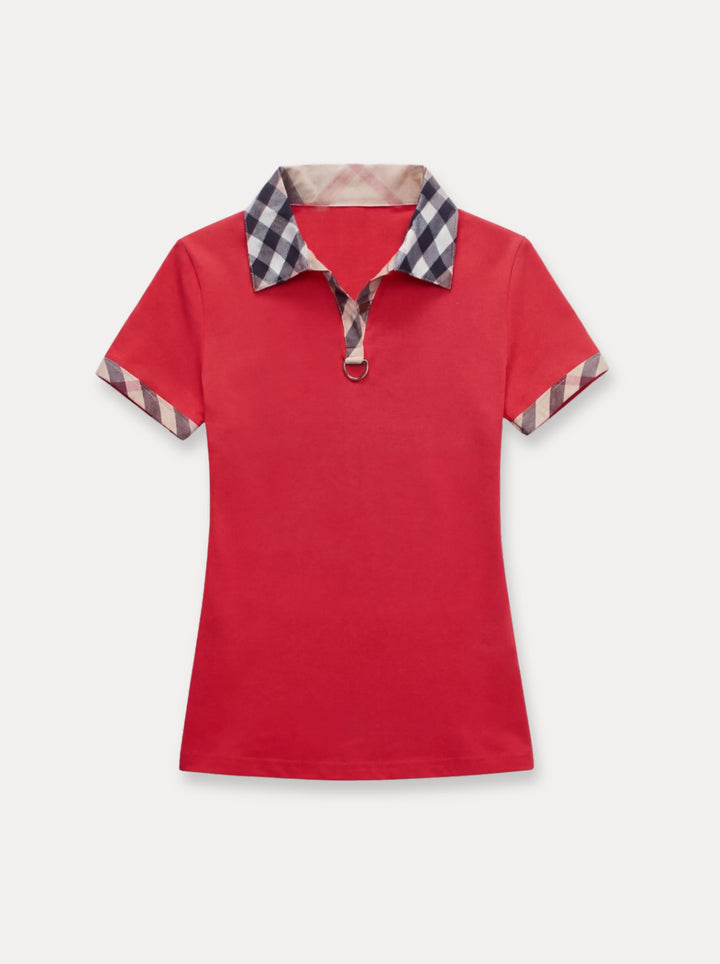 Checked Polo