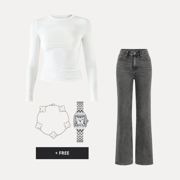 Viral Outfit - Silver Night