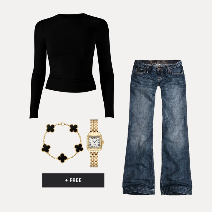 Viral Outfit - Noir Allure