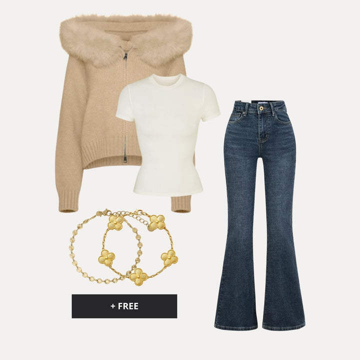 Viral Outfit - Winter Cream
