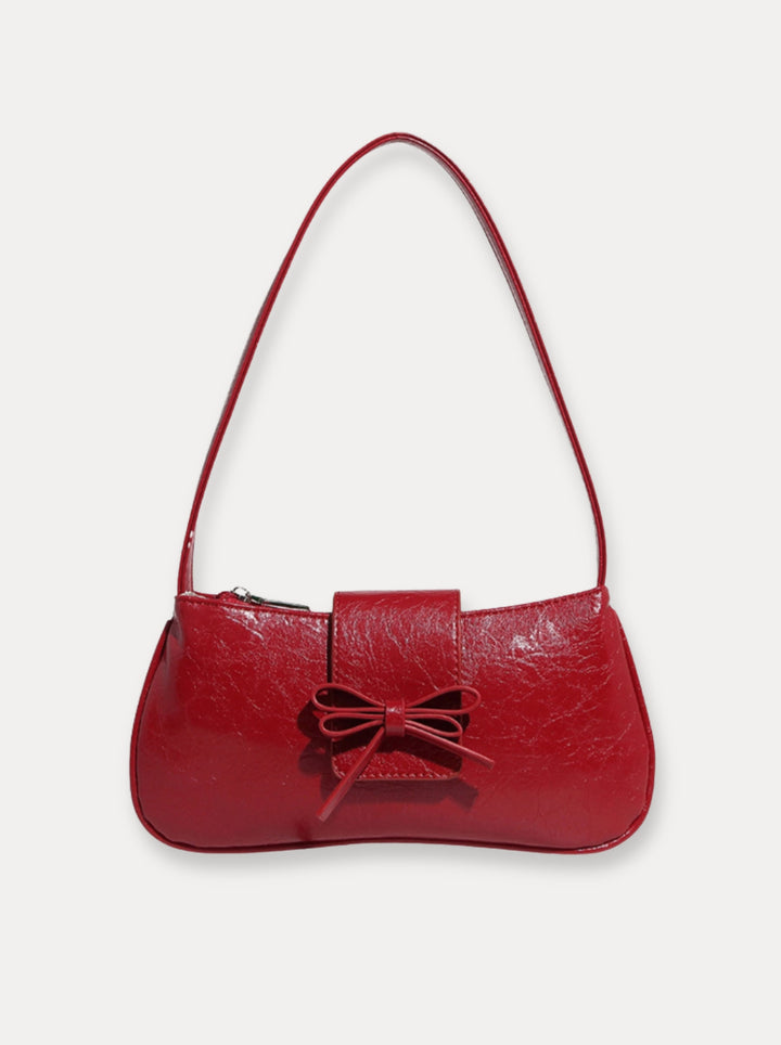 Scarlet Bow Shoulder Bag