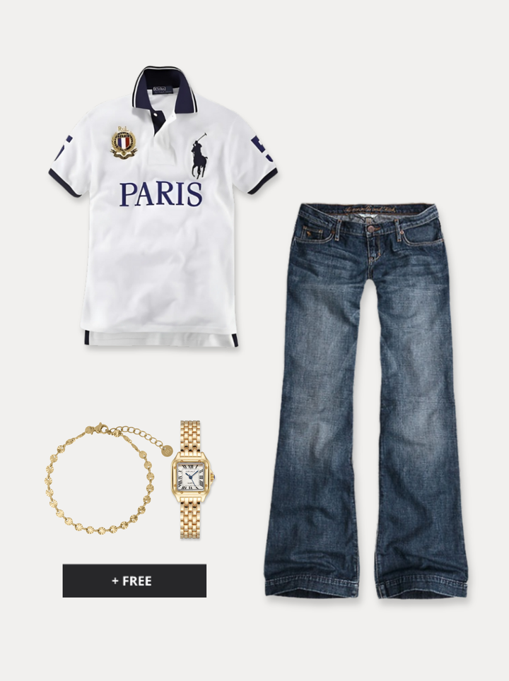 Viral Outfit - Golden Paris