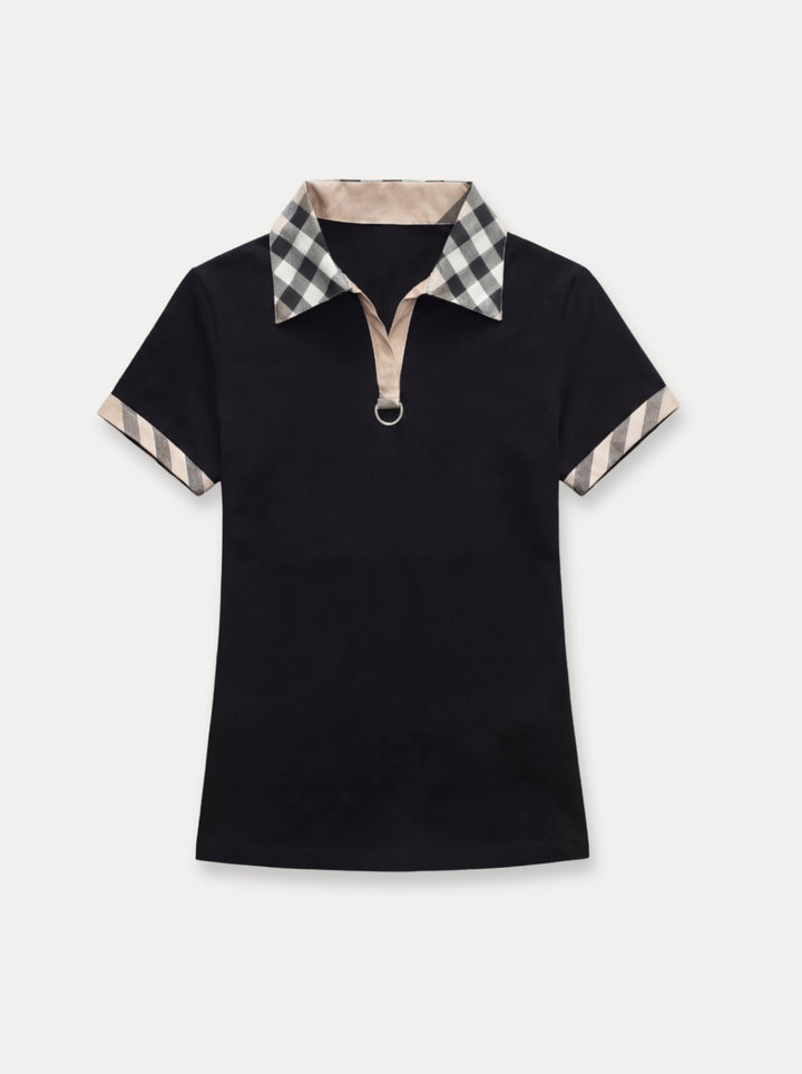 Checked Polo