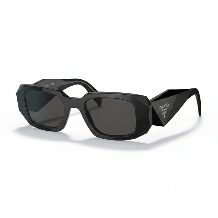 Prada Geometric Logo Sunglasses – Black – LodyFair