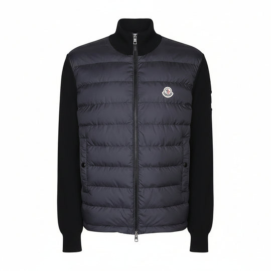 Moncler Knit-Sleeve Down Jacket – LodyFair