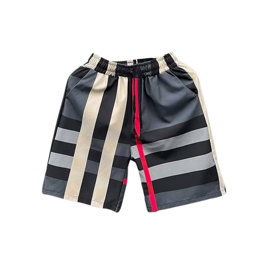 Chequered Navy – Shorts – LodyFair