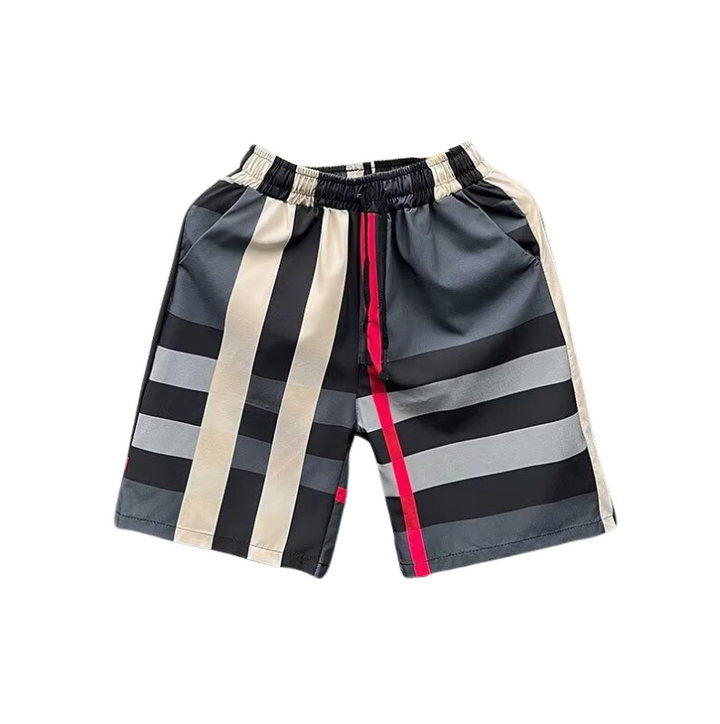Chequered Navy – Shorts – LodyFair