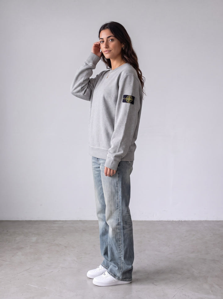 Stone Island Sweater — gedragen door model