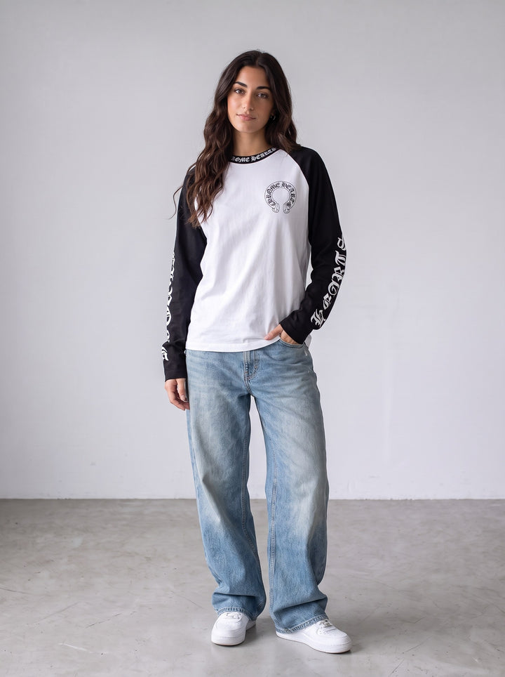 Chrome Hearts long sleeve — gedragen door model