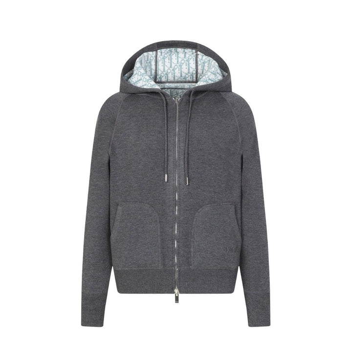 Dior Cashmere Hooded Jacket Grey – LodyFair