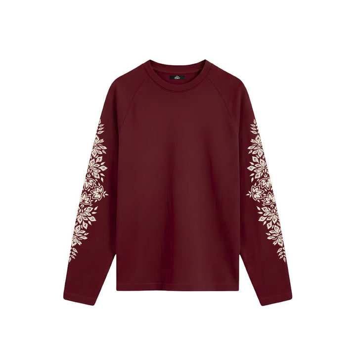 BLOOM MOTIF longsleeve van by LF met bloemmotief op de mouwen