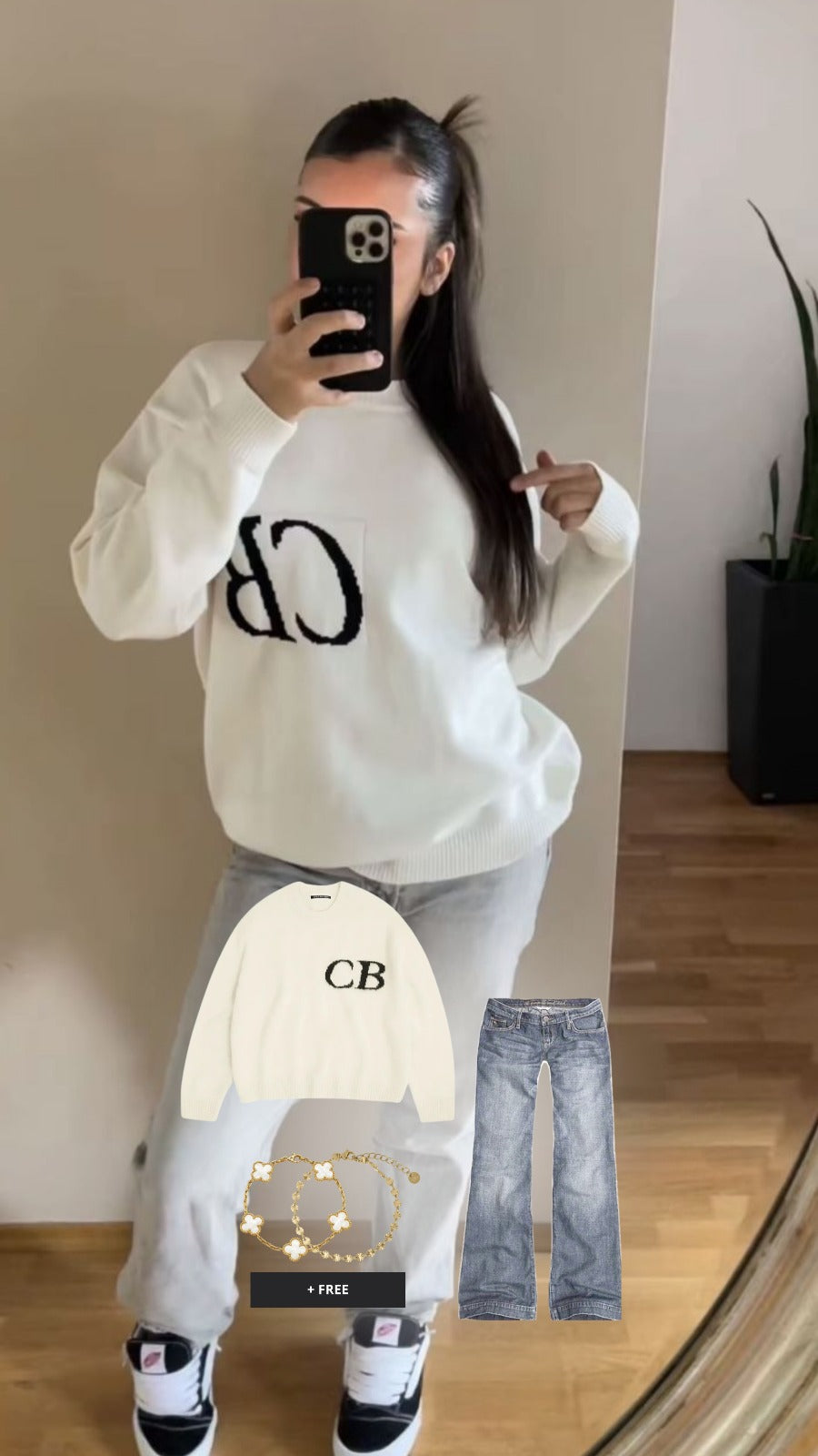 Viral Outfit - Frost Cloud